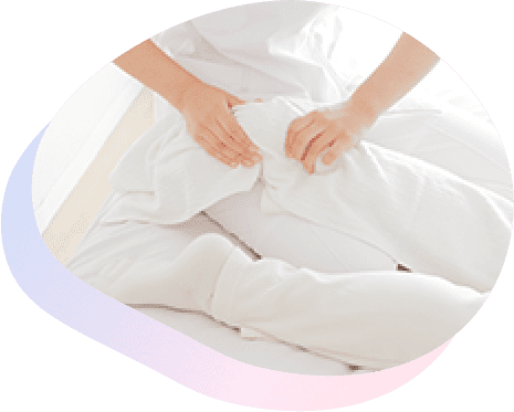 訪問看護のケアシーン